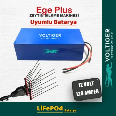 Voltiger 12 Volt 120 Amper (12V 120Ah) LiFePO4 Lityum Batarya — Ege Plus Uyumlu