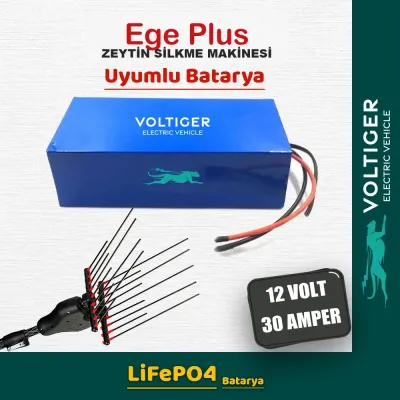 Voltiger 12 Volt 30 Amper (12V 30Ah) LiFePO4 Lityum Batarya — Ege Plus Uyumlu