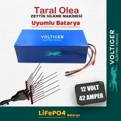 Voltiger 12 Volt 42 Amper (12V 42Ah) LiFePO4 Lityum Batarya — Taral Olea Uyumlu