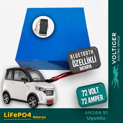 Arora S1 72 Volt 72 Ah LiFePO4 Smart Bluetooth Özellikli Batarya
