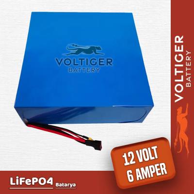 Voltiger 12 Volt 6 Amper LiFePO4 Batarya - Lityum Batarya