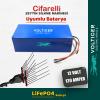 Voltiger 12 Volt 120 Amper (12V 120Ah) LiFePO4 Lityum Batarya — Cifarelli Uyumlu