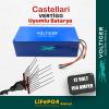 Voltiger 12 Volt 150 Amper (12V 150Ah) LiFePO4 Lityum Batarya — Castellari Vertigo Uyumlu