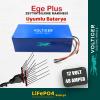 Voltiger 12 Volt 48 Amper (12V 48Ah) LiFePO4 Lityum Batarya — Ege Plus Uyumlu