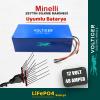 Voltiger 12 Volt 48 Amper (12V 48Ah) LiFePO4 Lityum Batarya — Minelli Uyumlu