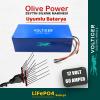 Voltiger 12 Volt 60 Amper (12V 60Ah) LiFePO4 Lityum Batarya — Olive Power Uyumlu